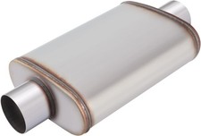 3 Inch Universal Muffler Performance Chamber 3 Inch Center In Center Out