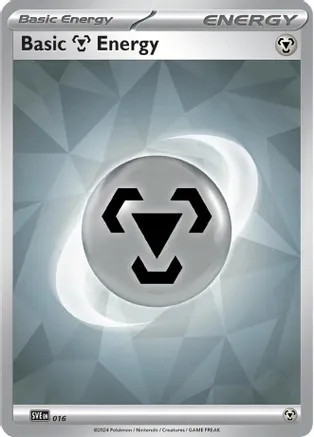 Pokemon SVE: Scarlet & Violet Energies Basic Metal Energy - 016 #016