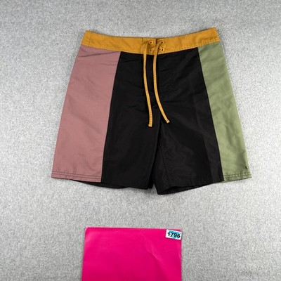 Quicksilver Swim Trunks Mens 30 Colorblock Board Shorts Bathing Suit Mens