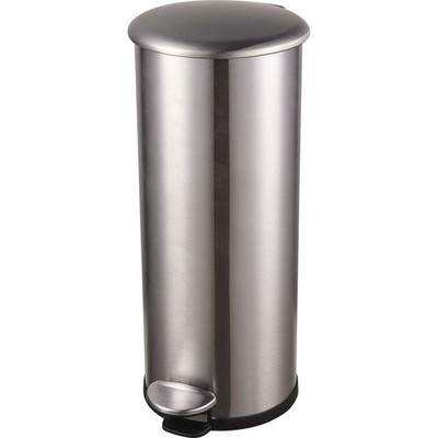 Tretabfallsammler Helit ''the zinc'' 20l D239xH566mm VA silber HELIT Abfallsammler