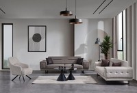 Wohnzimmer Sofas Komplett Luxus 2X Dreisitzer Sofa Modern Sessel Einrichtung