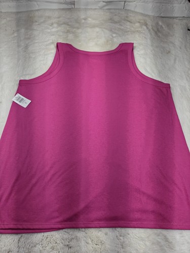Torrid Girlfriend Signature Jersey V-Neck Tank Top 4X Fuchsia Vibrant NWT - Picture 7 of 8