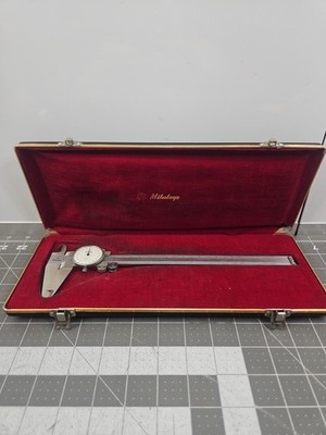 Mitutoyo Dial Caliper 8'' 505-627 .001'' With Case. Assembled In Japan