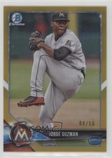 2018 Bowman Draft Chrome Gold Refractor 4/50 Jorge Guzman #BDC-66 fm0