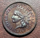 1879 Indian Head Cent BU UNC Uncirculated Details High Grade IHC IHP Penny Coin