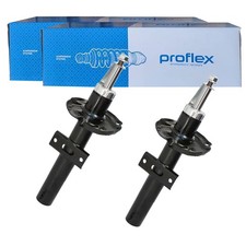 2x PROFLEX GAS-STOßDÄMPFER VORNE passend für AUDI A1 SEAT IBIZA SKODA FABIA KAMI