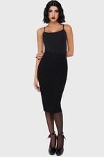Killstar Doom Doll Midi Skirt Womens Goth Alternative