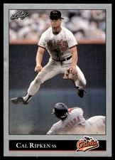 Cal Ripken 1992 Leaf #52 Baltimore Orioles FREE SHIPPING AutographDen