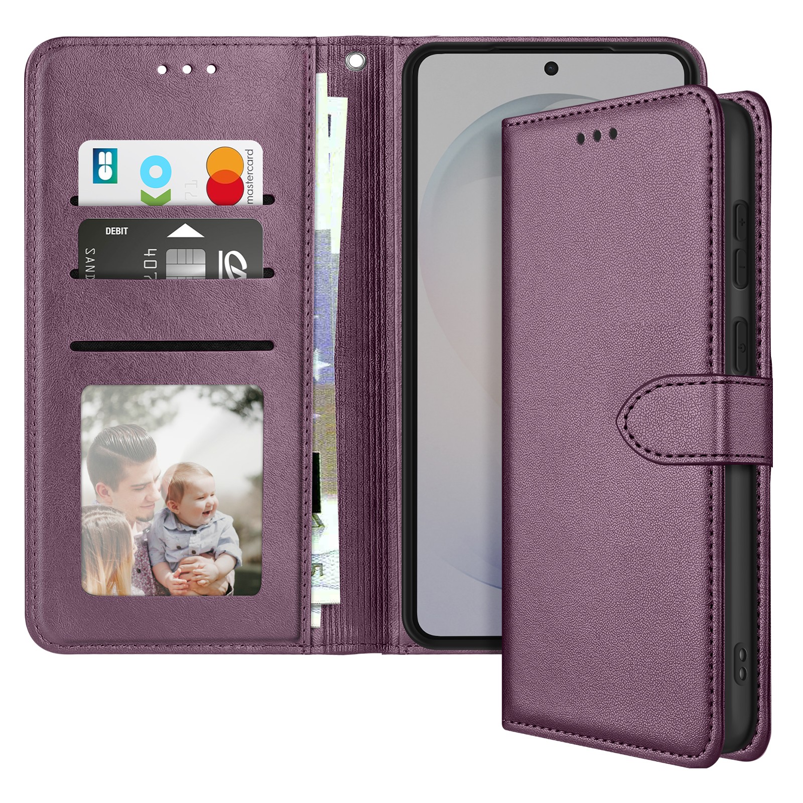 Housse Galaxy S26 Plus avec boucle magnétique et support vidéo violet - 2