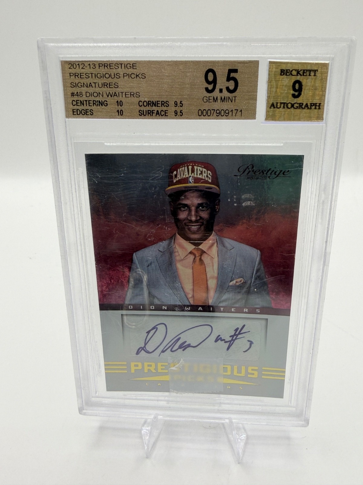 2012-13 Panini Prestige - Prestigious Picks Signatures Dion Waiters #48 (AU, RC)