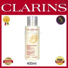 Clarins Cleansing Milk with Gentian 400ml (New) - Sealed - Free Tracked Postage