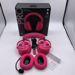Logitech PRO X 2 LIGHTSPEED Wireless Gaming Headset – Magenta – 2.4GHz