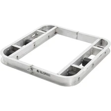 Global Industrial Aluminum Pallet Dolly with Tilt Rollers 36" x 36" 6000 lb.