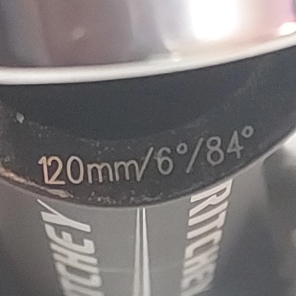 RITCHEY WCS 4 AXIS THREADLESS STEM 120mm, 6 degree, 31.8mm Clamp, 1 1/8”Steerer - Image 4 of 4