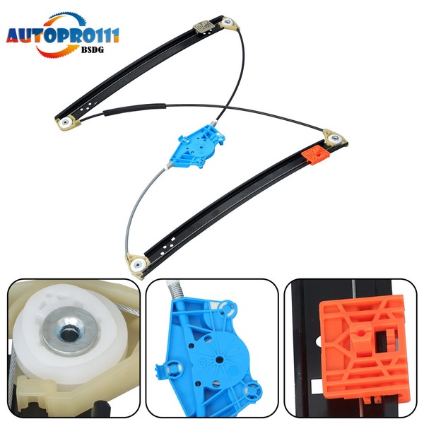 Fensterheber Elektrisch Vorne Rechts FüR VW Touareg 7L 7L0837462F 7L0837462D-image