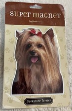 Adorable Yorkshire Terrier Super Magnet-Great for your car/fridge 6.5" Tall-New 