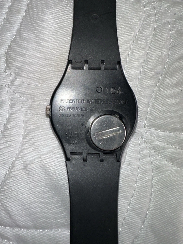 Swatch GB 402 1983 Working New Battery - Image 4 of 4