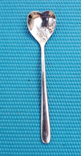 Alessi AMMI01CUS Big Love Heart Ice Cream Spoon 6 3/4" 18/10 Stainless Steel