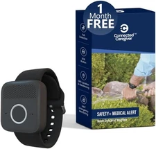 Safety+ 4G Medical Alert System for Seniors: Watch-Style, Fall Detection, 24/7 M