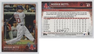 2015 Topps Chrome Refractor Mookie Betts #67