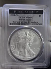 2011 S US Silver Eagle $1 PCGS MS69 Premier San Francisco