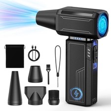 Compressed Air Duster,200000RPM Electric Portable Air Duster,Stepless Speed M...