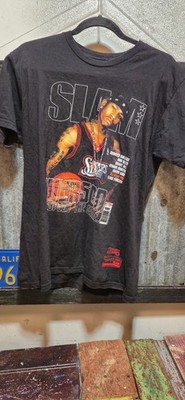 Allen Iverson SLAM Magazine T-Shirt Medium Mitchell Ness NBA Basketball 76er AI