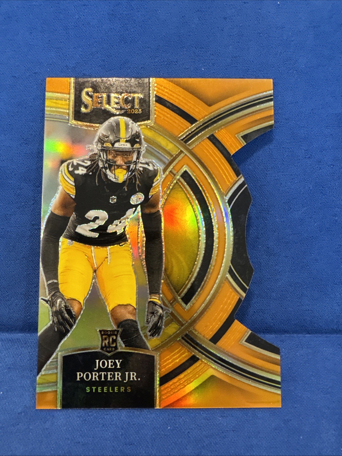 2023 Panini Select - Premier Level Joey Porter Jr. #179 Orange Die-Cut /399 (RC)