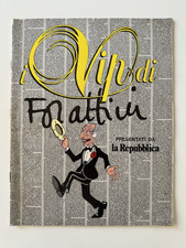 PANINI ALBUM LA REPUBBLICA I VIP DI FORATTINI 1988 EXCELLENT