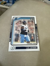 J.C. Latham 2024 Donruss Optic Base Rated Rookie RC #234 Titans