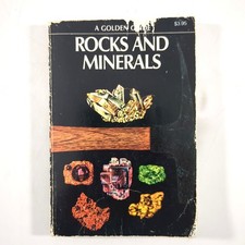 Rocks Minerals Field Guide Geology Gems Identification Paperback Book Zim 1957