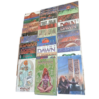 Dawn Comic Book Lot 39 Joseph Michael Linsner Crypt Three Tiers Complete Run COA