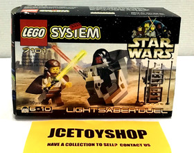 1999 LEGO STAR WARS SET 7101 LIGHTSABER DUEL  RETIRED SET MISB