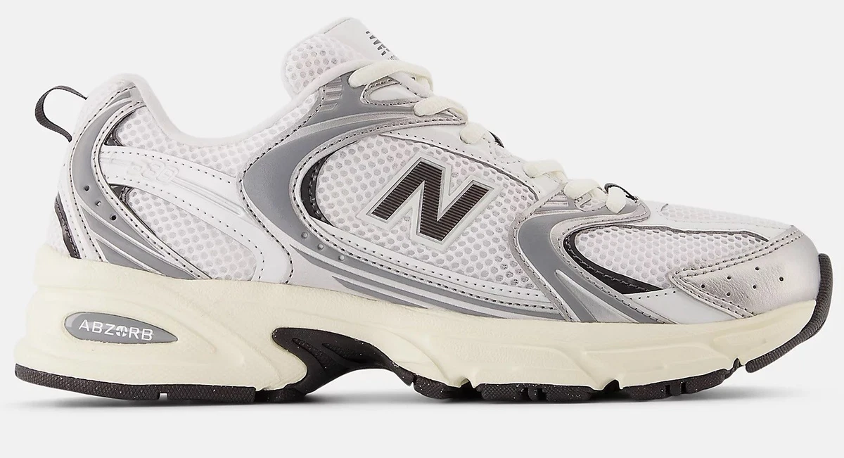 ニューバランス530 シルバー×ブラック New Balance 530 Silver Metallic Black Cement for Sale