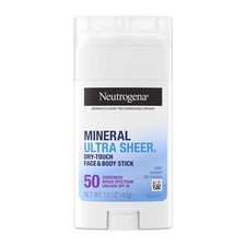 Neutrogena Mineral Ultra Sheer Dry Touch Face and Body Stick SPF 50 1.5oz / 42g