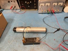 He-Ne Laser Tube Module, Red, Unknown Mfg.  Includes Power Supply