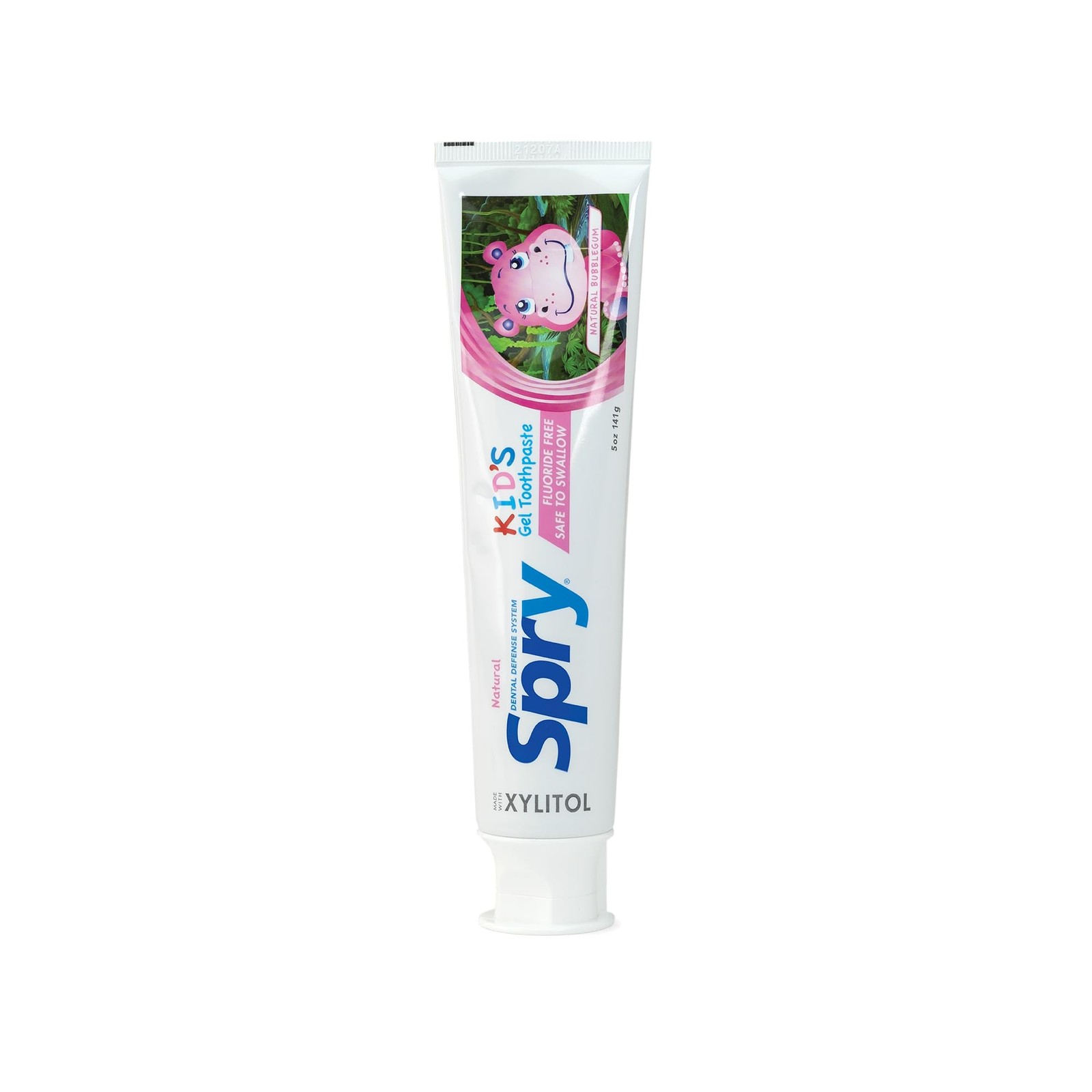 Spry Xylitol Bubblegum Toothpaste For Kids Fluoride Free Nat