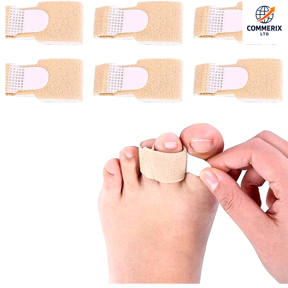 6 Pcs Hammer Toe Straightner .Hammer Toe Splints .Crooked Toes & Overlapping