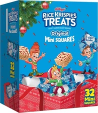 (Free Duty Tax) Rice Krispies Treats Mini Marshmallow Cereal Bars, Holiday S