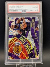 2024-25 Panini Revolution LeBron James Prime Time Performers SSP PSA-8 *Low POP*