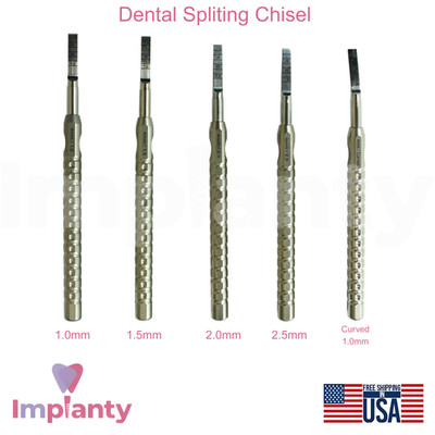 Dental Spliting Chisel Stainless Steel Precise Depth Marks Cutting and Shaping