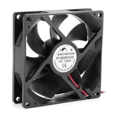 uxcell 92mm x 92mm x 25mm 12V DC Cooling Fan Long Life HY Bearing Computer Case