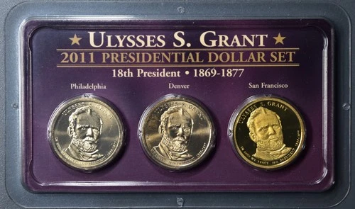 Photo of a 2011-P Presidential Dollar Ulysses S Grant from an eBay listing that sold on Jul 20, 2026