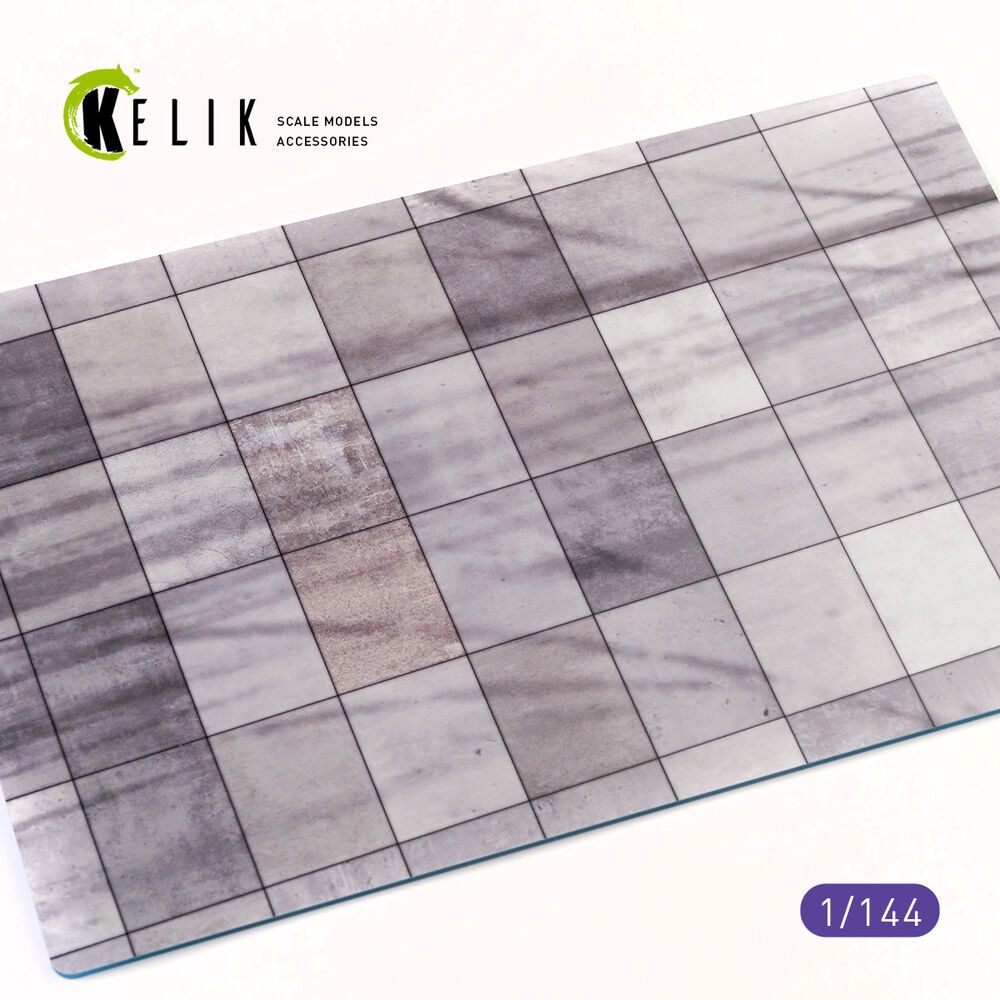 Kelik KS14401 1:144 Civil Concrete Runway Base Acrylic 3 mm 280 x 180 mm Kit