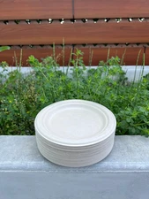 100% Compostable Plates Small (7 inch)