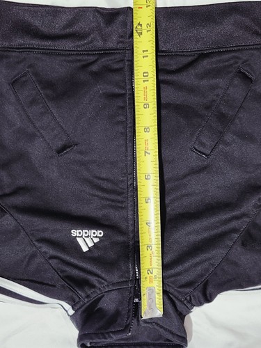 Adidas schwarz Icon Trikot Trainingsjacke 3 Streifen durchgehender Reißverschluss Unisex Kleinkind 18 Monate - Bild 4 von 6