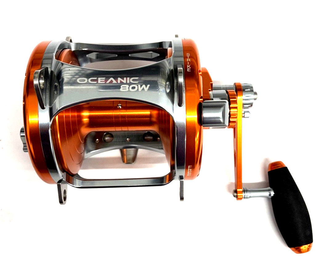 Maxel Oceanic 80 Wide 2-speed Custom Orange/Silver  2-Speed 