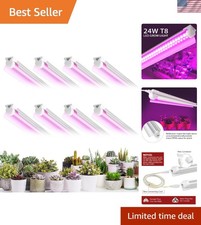 Durable 2FT LED Grow Lights with 20000 Hour Lifespan - Effortless Installation