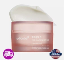 Medicube Triple Collagen Cream - Hydrating & Firming Moisturizer with Hyaluronic