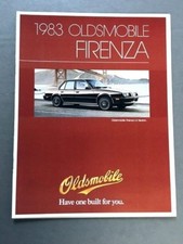 1983 Oldsmobile Firenza Original Canada Car Sales Brochure Catalog 1983 Oldsmobile Firenza Original Canada Car Sales Brochure Catalog